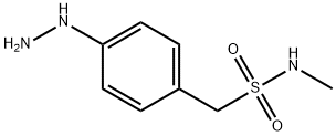 4-Hydrazino-N-methylbenzenemethanesulfonamide Structure