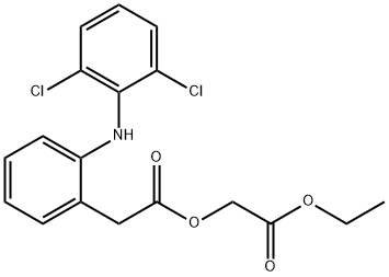 Aceclofenac Ethyl Ester Struktur