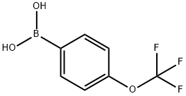 4-三氟甲氧基苯硼酸,139301-27-2,结构式