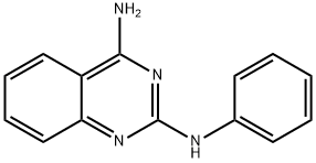 N〜2〜-PHENYL-2,4-QUINAZOLINEDIAMINE HYDROCHLORIDE 化学構造式