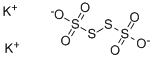 テトラチオン酸ジカリウム 化学構造式