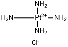 Tetraammineplatinum(II) chloride hydrate Structure