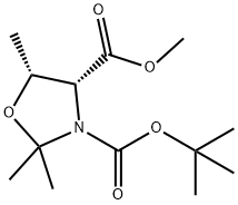 (4R,5R)-3-叔丁基-4-甲基-2,2,5-三甲基恶唑啉-3,4-二羧酸, 1393440-06-6, 结构式