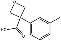 3-(m-Tolyl)oxetane-3-carboxylic acid Structure