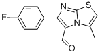 6-(4-FLUOROPHENYL)-3-METHYLIMIDAZO[2,1-B]THIAZOLE-5-CARBOXALDEHYDE Struktur