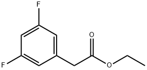 ethyl 2-(3,5-difluorophenyl)acetate 化学構造式