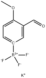 Potassium 3-formyl-4-methoxyphenyltrifluoroborate Structure