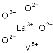 lanthanum vanadium tetraoxide  Struktur