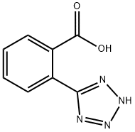 2-(1H-四唑-5-基)苯甲酸 结构式