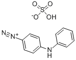4-PHENYLAMINOBENZENEDIAZONIUM HYDROGENSULFATE Struktur