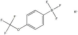 4-三氟甲氧基苯基三氟硼酸钾, 1394827-04-3, 结构式