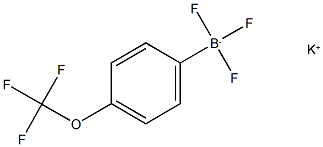 Potassium4-(trifluoromethoxy)phenyltrifluoroborate Structure