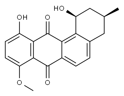 鸠丸菌素 C, 139501-92-1, 结构式