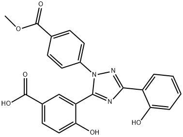 5-Methoxycarbonyl Deferasirox Structure