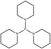 トリス(1-ピペリジニル)ホスフィン 化学構造式