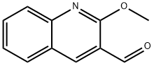 2-メトキシキノリン-3-カルブアルデヒド 化学構造式