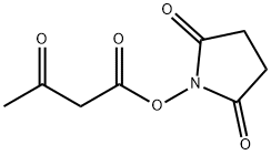 2,5- 二氧代吡咯烷-1-基 3-氧代丁酸酯,139549-71-6,结构式