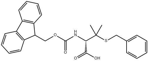 FMOC-D-PEN(BZL)-OH,139551-73-8,结构式