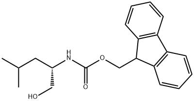 FMOC-亮氨醇, 139551-83-0, 结构式