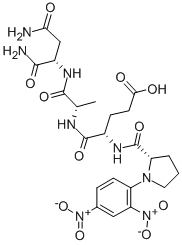DNP-PRO-GLU-ALA-ASN-NH2 Structure