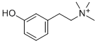 (m-ヒドロキシフェネチル)トリメチルアミニウム 化学構造式