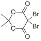 环-异丙基亚基 二溴丙二酸 结构式