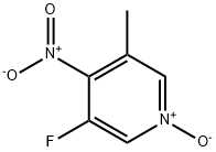 3-FLUORO-4-NITRO-5-PICOLINE 1-OXIDE Structure