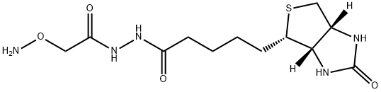 N'-AMINOOXYMETHYLCARBONYLHYDRAZINO-D-BIOTIN Structure