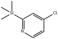 4-CHLORO-2-TRIMETHYLSILYLPYRIDINE Structure