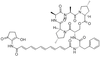 enopeptin A,139601-96-0,结构式