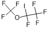 1-IODO-1-(TRIFLUOROMETHOXY)TETRAFLUOROETHANE 化学構造式