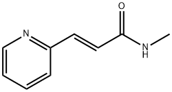 2-PropenaMide, N-Methyl-3-(2-pyridinyl)-, (E)- Structure