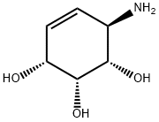 4-Cyclohexene-1,2,3-triol,6-amino-,[1S-(1alpha,2alpha,3alpha,6beta)]-(9CI),139626-79-2,结构式