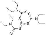 二乙基二硫代氨基甲酸铁, 13963-59-2, 结构式