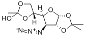 3-AZIDO-3-DEOXY-1,2:5,6-DI-O-ISOPROPYLIDENE-ALPHA-D-GLUCOFURANOSE Structure