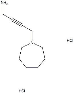 4-(Azepan-1-yl)but-2-yn-1-amine dihydrochloride Structure