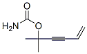 5-Hexen-3-yn-2-ol,2-methyl-,carbamate(9CI) 结构式