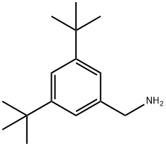 3,5-二叔丁基苄胺, 139693-30-4, 结构式