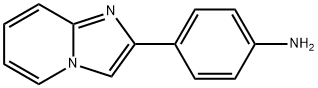 4-イミダゾ[1,2-A]ピリジン-2-イルフェニルアミン 化学構造式