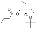 2-t-Butylperoxy-2-ethylbutan-1-ol, butyrate ester Structure