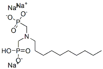 trisodium hydrogen [(decylimino)bis(methylene)]bisphosphonate|