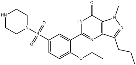 DESMETHYL SILDENAFIL Structure