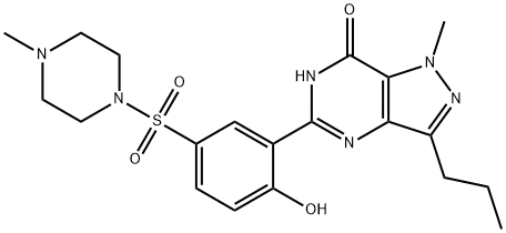 西地那非杂质C 结构式