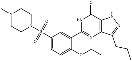 N-デメチルシルデナフィルピラゾール 化学構造式