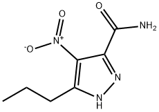 4-硝基-3-丙基-1H-吡唑-5-甲酰胺,139756-08-4,结构式