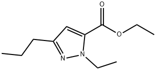 1-ETHYL-3-PROPYL-1H-PYRAZOLE-5-CARBOXYLIC ACID ETHYL ESTER Structure