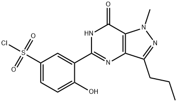 DeMethylpiperazinyl Desethyl Sildenafil Sulfonyl Chloride Structure