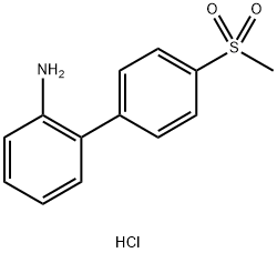 4'-METHANESULFONYL-BIPHENYL-2-YLAMINE HYDROCHLORIDE Struktur