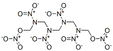 2,4,6,8-テトラニトロ-2,4,6,8-テトラアザノナン-1,9-ジオールジニトラート 化学構造式