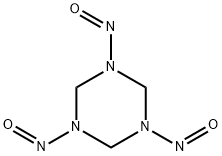六氢-1,3,5-三亚硝基-1,3,5-三嗪 结构式